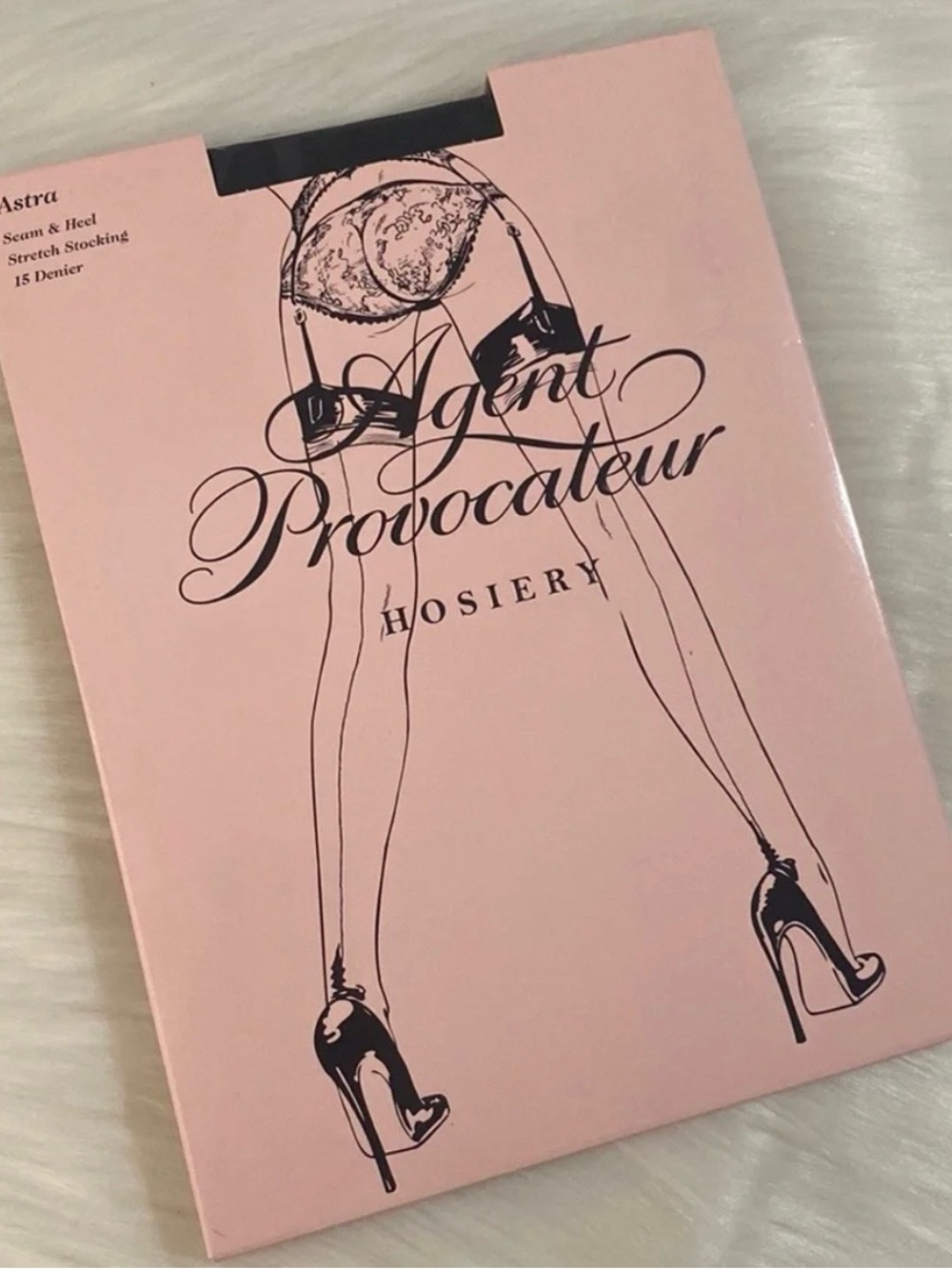 Agent Provocateur Astra Black Stockings New